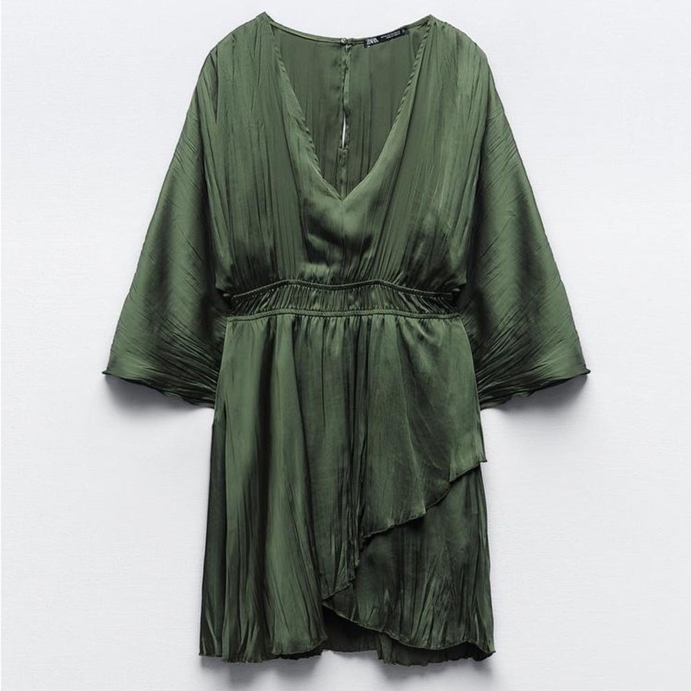 Zara Satin Effect Short Dress